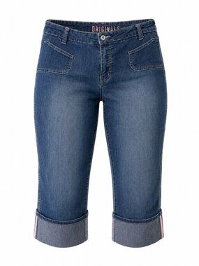 725 Originals Y2K Low Rise Denim Capris Size 11